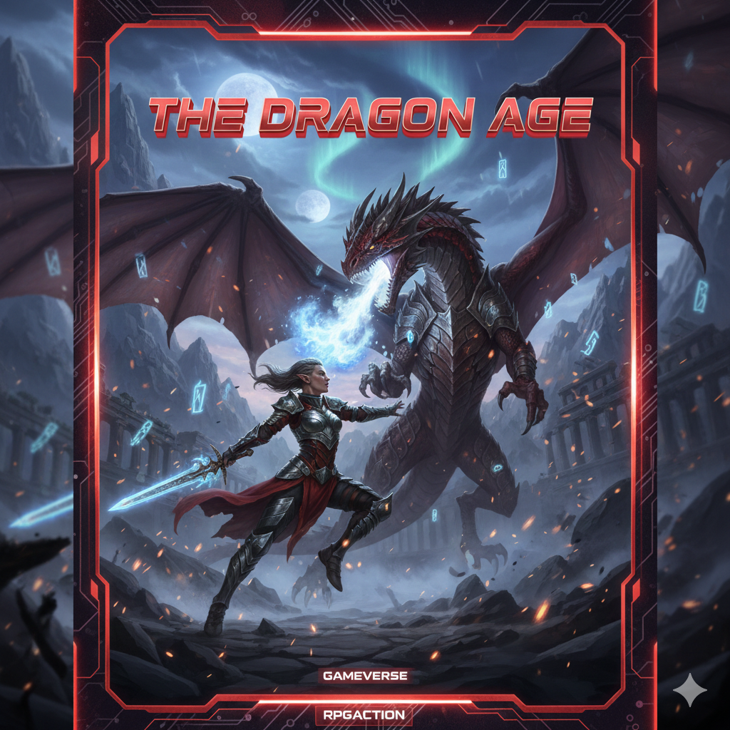 Capa do jogo The Dragon Age